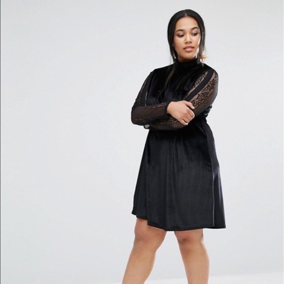 ASOS Dresses & Skirts - LOWEST PRICE ASOS Velv Dress w/ Lace Sleeves